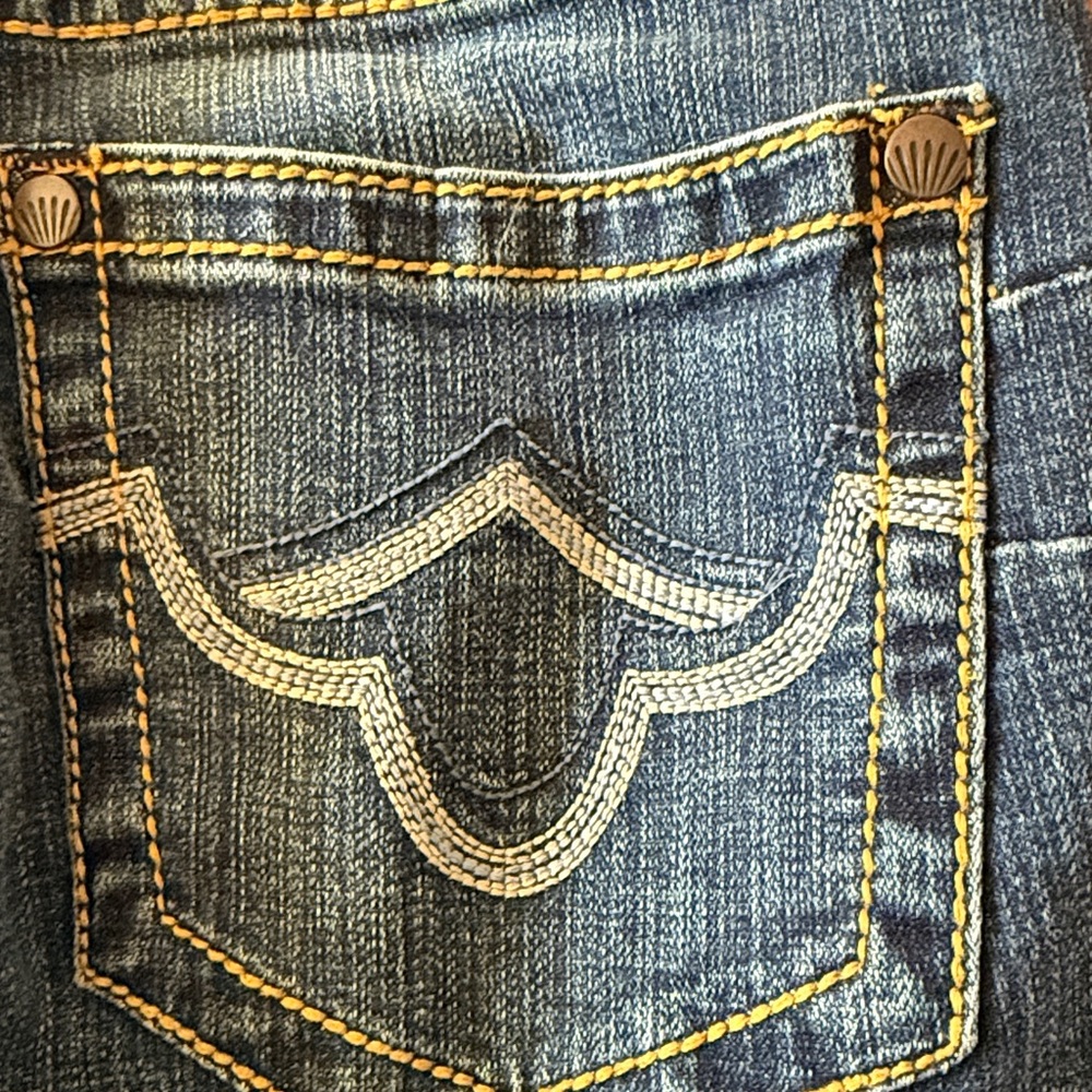 Shyanne 30x32 Dark Blue boot cut jeans - Picture 2 of 10